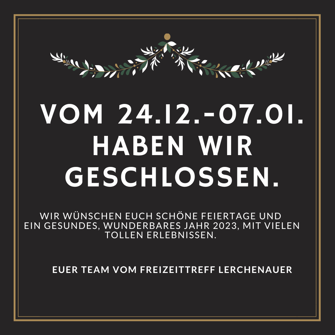 Read more about the article Weihnachtsschließung