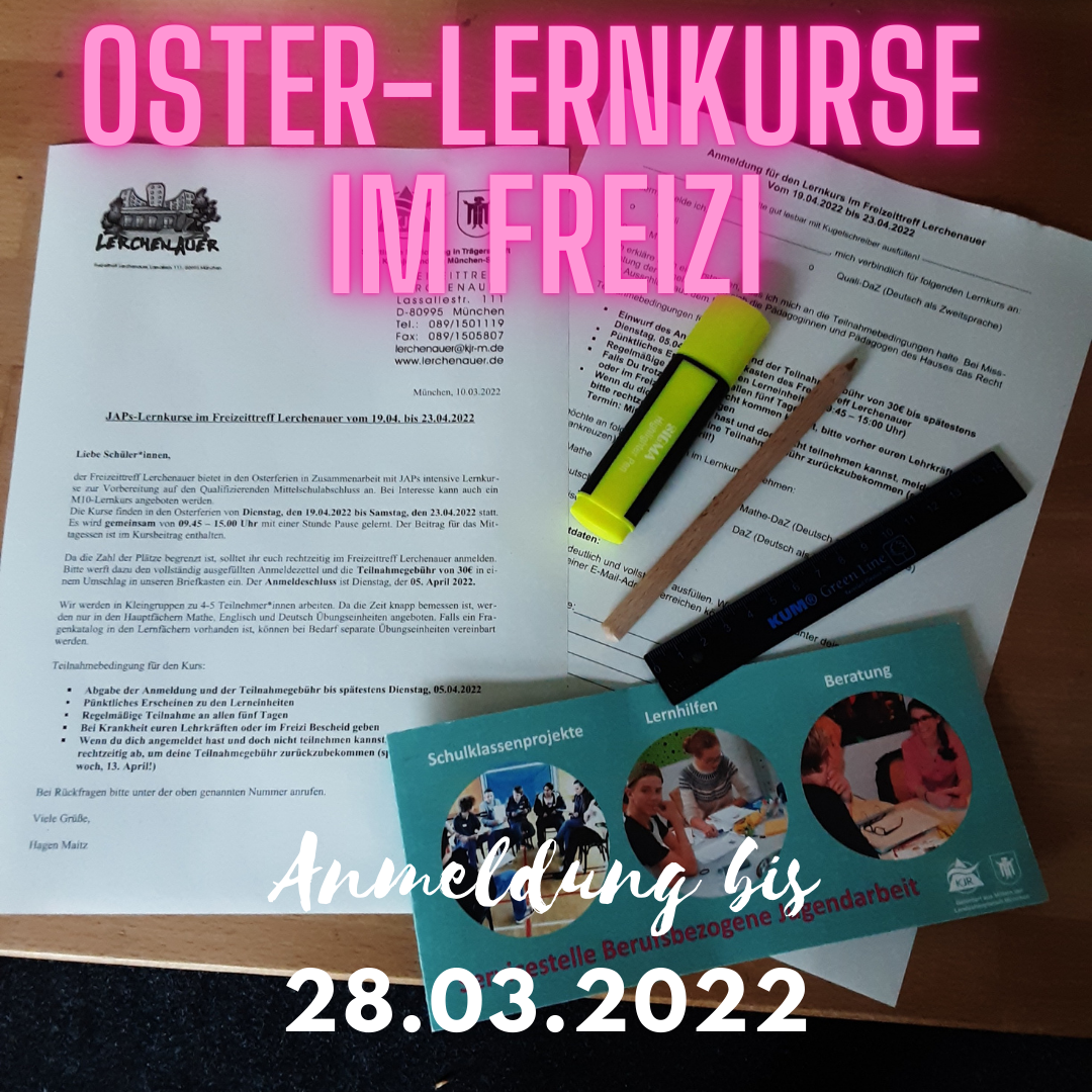 Read more about the article Oster-Lernkurse im Freizi