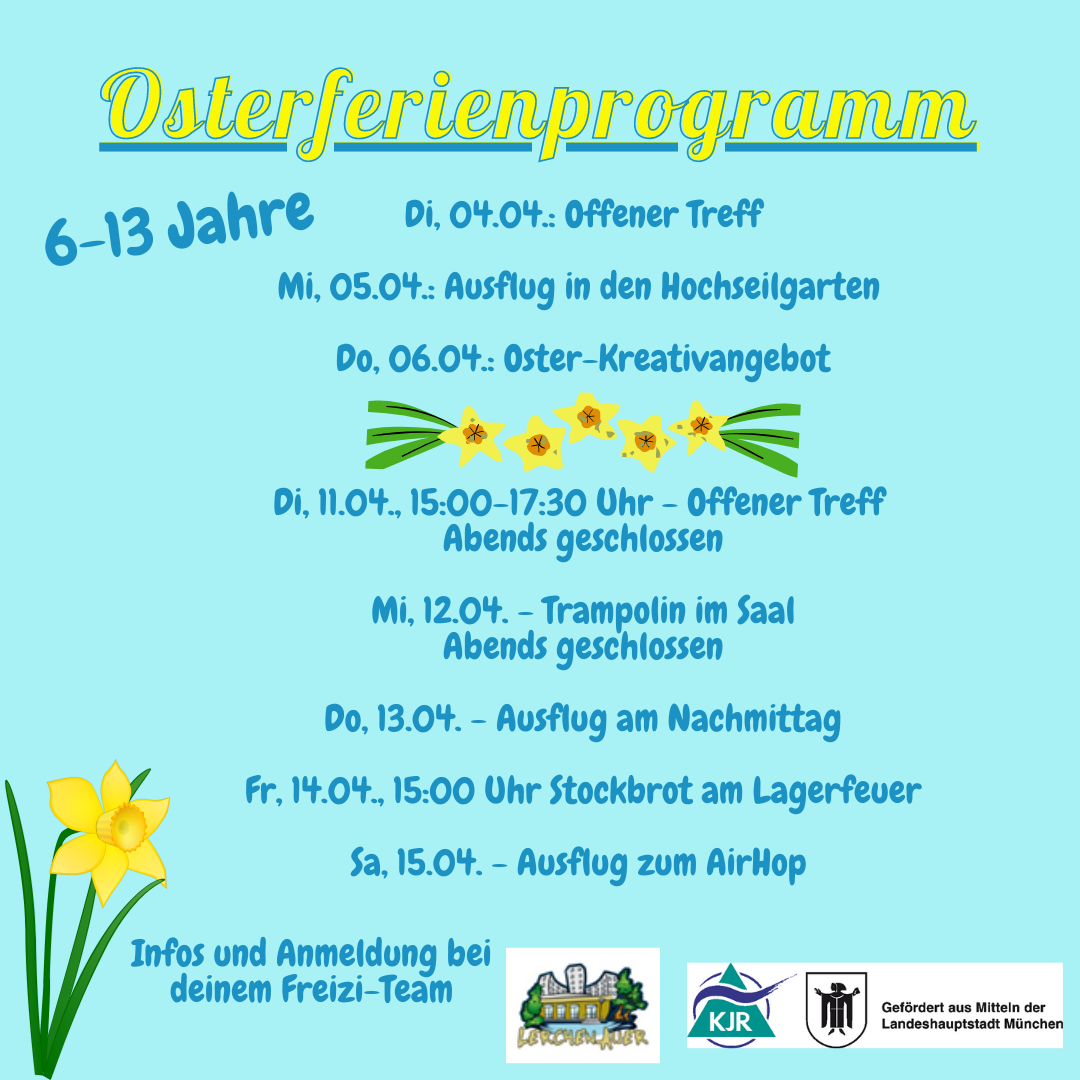 Read more about the article Unser Osterferienprogramm