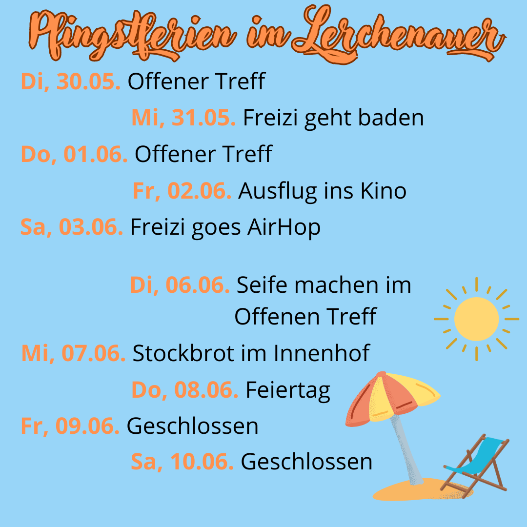 You are currently viewing Unser Pfingstferienprogramm