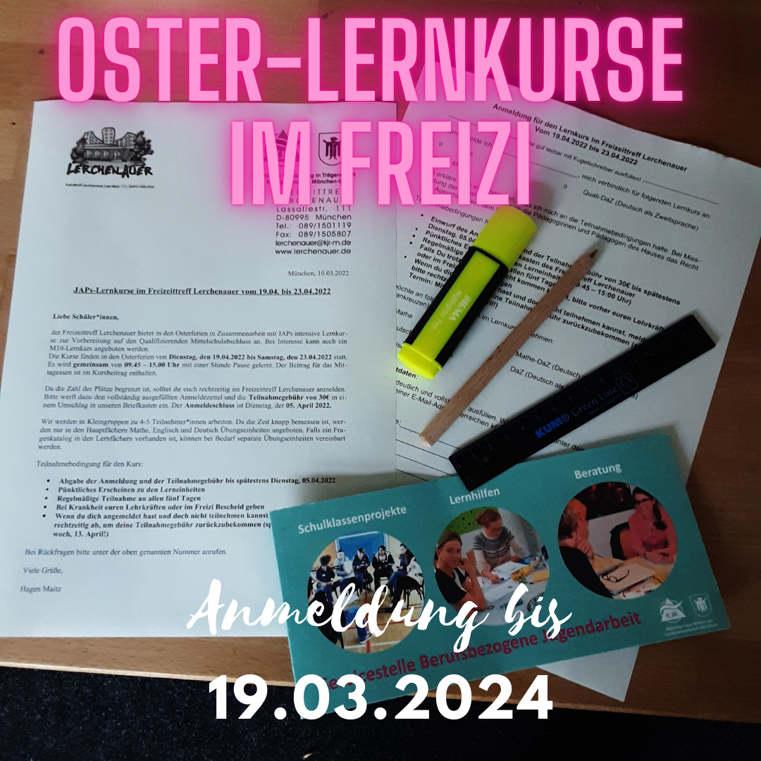 Read more about the article Oster-Lernkurse im Freizi
