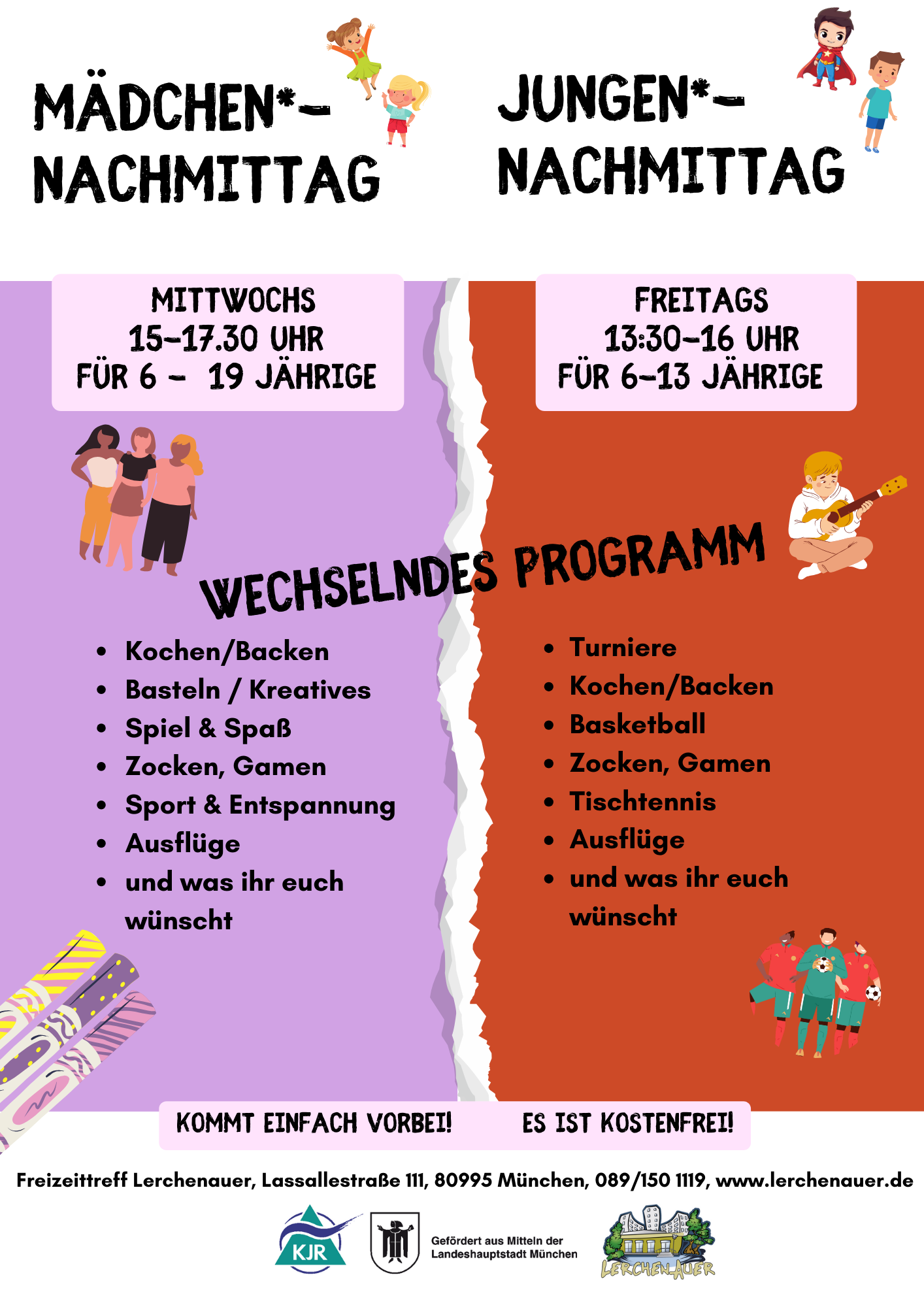Mehr über den Artikel erfahren Mädchen*-/Jungen*programm